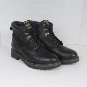 Ariat Women’s Cobalt Technology Padded Collar Black Leather Work Boot Size 8.5B